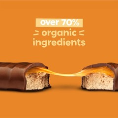 Unreal Dark Chocolate Caramel Peanut Nougat Bars 3.4 oz Bag