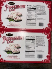 Barton’s ~Peppermint Bark Dark Chocolate Candy 7 oz Each, 2-Boxes ~ 02/03/2027