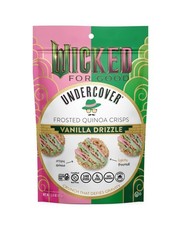 Lot Of 2 WICKED Undercover Frosted Quinoa Crisps 3 Oz Each Bag For Total Of 6 Oz