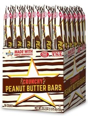 Atkinson’s Crunchy Peanut Butter Bars 36 Bars Pack Vegan Gluten Free
