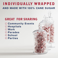 Soft Peppermint Candy, Individually Wrapped, Gluten Free Breath Mints, 52 Oz Tub