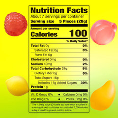 AMOS Peelerz Variety Pack Peelable Gummy Candy, Gluten, Milk and Nut Free, 7 Oz