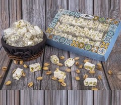 Turkish Delight Nougat Pistachio Gourmet Candy 500g