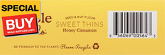 Honey Cinnamon Seed & Nut Flour Sweet Thins, Paleo Friendly & Delicious Sweet Th