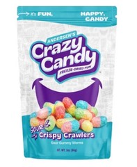 Andersen’s Crazy Candy Sour Crispy Crawlers – 12 bags!