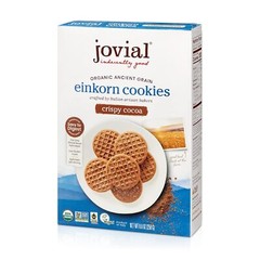 Jovial Organic Crispy Cocoa Einkorn Cookies 8.8 Oz