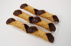 Large Chocolate Cannoli Shells 48 Count – Imported from Italy – Free Shipping