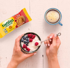 belVita Cranberry Orange Breakfast Biscuits, 8 Packs (4 Biscuits Per Pack)