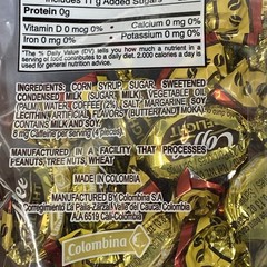 LOT x9 COLOMBINA Coffee Delight Hard Candy 4.7 Oz Coffee Flavored *BB 7/26