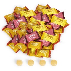 Ginger Candy Assorted Fruit Flavors, 2 lb bag, Individually Wrapped Healthy C…