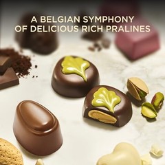 Godiva Assorted Belgian Chocolate Gift Box, Dark & Milk, 30 Pc