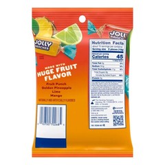 6x Jolly Rancher Tropical Hard Candy Peg Bag Fruit Snack Treats Bundle New 6.5oz