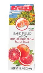 2 Packs 10.5 Oz Ea/ 21 Oz Total Specialita Le Italiane Hard Candies Red Orange