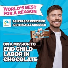 MrBeast Feastables Hazelnut Cups, 24 Count, Milk Chocolate with Creamy Hazelnut
