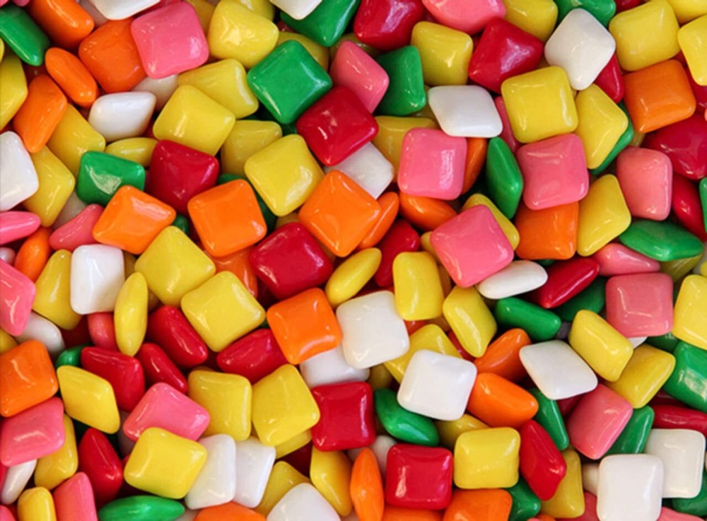 Bayside Candy Chiclets – Chewing Gum – Gumball Machine Refills – 1LB