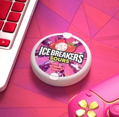 Ice Breakers Sours Strawberry-Mixed Berry and Cherry 1.5 Oz Containers (Pack …