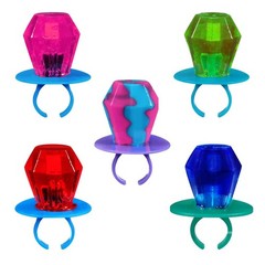 Assorted Lollipop Ring Gems – 20 Count Bag (Case of 12)