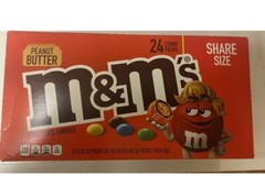 M&M’s Chocolate Candy, Peanut Butter, Full Size 1.63 oz, 24-count