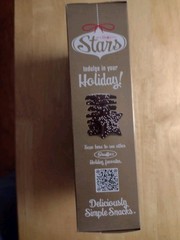 New- Stauffers Dark Fudge Stars Fully Enrobed Graham Cookies 10 oz. Box (1 Box)