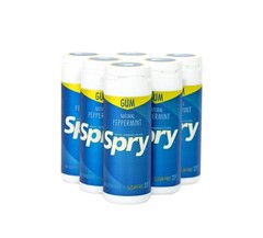 Spry 100% Xylitol Chewing Gum PEPPERMINT Sugar Free Aspartame Free 172 Pcs