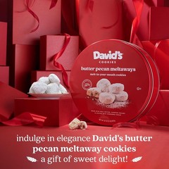 Indulge in David’s Butter Pecan Meltaways – Kosher-Certified 32 Oz Treat