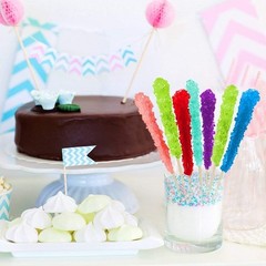 Extra Large Rock Candy Sticks – Candy Buffet – 36 Espeez Assorted Sticks – For