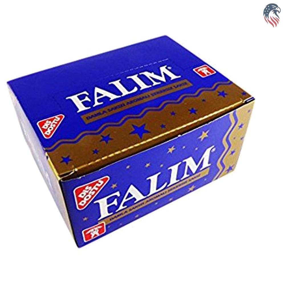 100 Pieces Mastic Flavored Sugar Free Chewing Gum Turkish Damla Sakizli