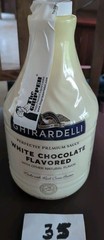 Ghirardelli Premium Sauce White Chocolate W/ Real cocoa butter 87.3 Oz. bottle