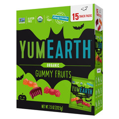 Organic Halloween Gummy Fruits – Fruity Candy Snack Packs, Gluten Free Snacks fo