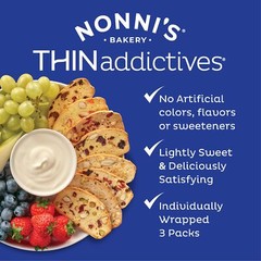 Nonni’s THINaddictives Almond Thin Cookies – 3 Boxes Pistachio Almond Cookie …