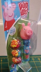 Peppa Pig Pop Ups Lollipop – 3 Lollipops Chupa Chups Candy Blue Dispenser New