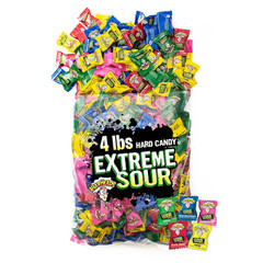 – Extreme Sour Hard Candy – Assorted Fruity Flavors – Sour Apple, Black Cherry,