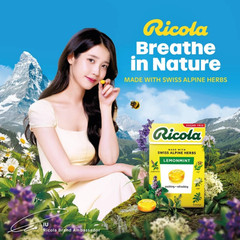 10 PCS Ricola Herbal Sugar Free Fresh Pearls Lemon Mint Chewy Refreshment 25g