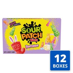 SOUR PATCH KIDS Bunnies Soft & Chewy Easter 3.1 Ounce (Pack of 12), Assorted