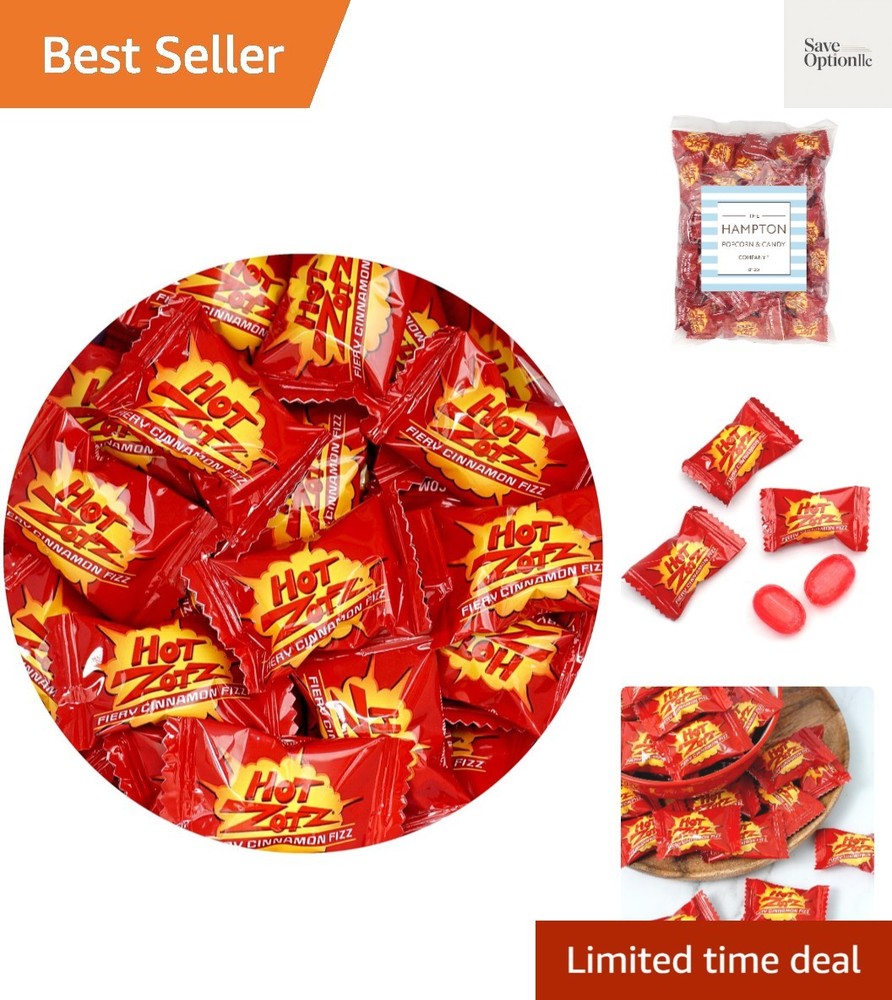 Hot Zotz Fiery Cinnamon Fizz, 1lb Bulk Bag Approx. 90 Pieces