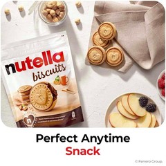 Biscuits Cookies Filled with Hazelnut Spread, Sweet Snack Pack, 9.7 oz