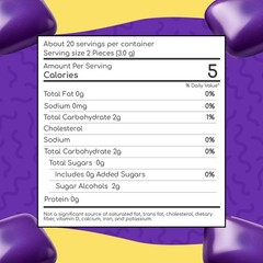 Choward’s Mints Candy and Gum 7.29 x 2.90 x 10.59 cm, Purple, Yellow, White