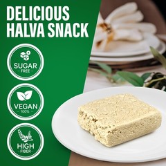 Sugarless Sesame Halva Snacks Vanilla Flavors – Delicious Sweet Israeli Mini …