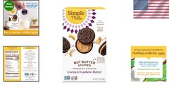 Cocoa Cashew Crème Sandwich Cookies – Sweetened with Organic Coconut Sugar 6.7oz