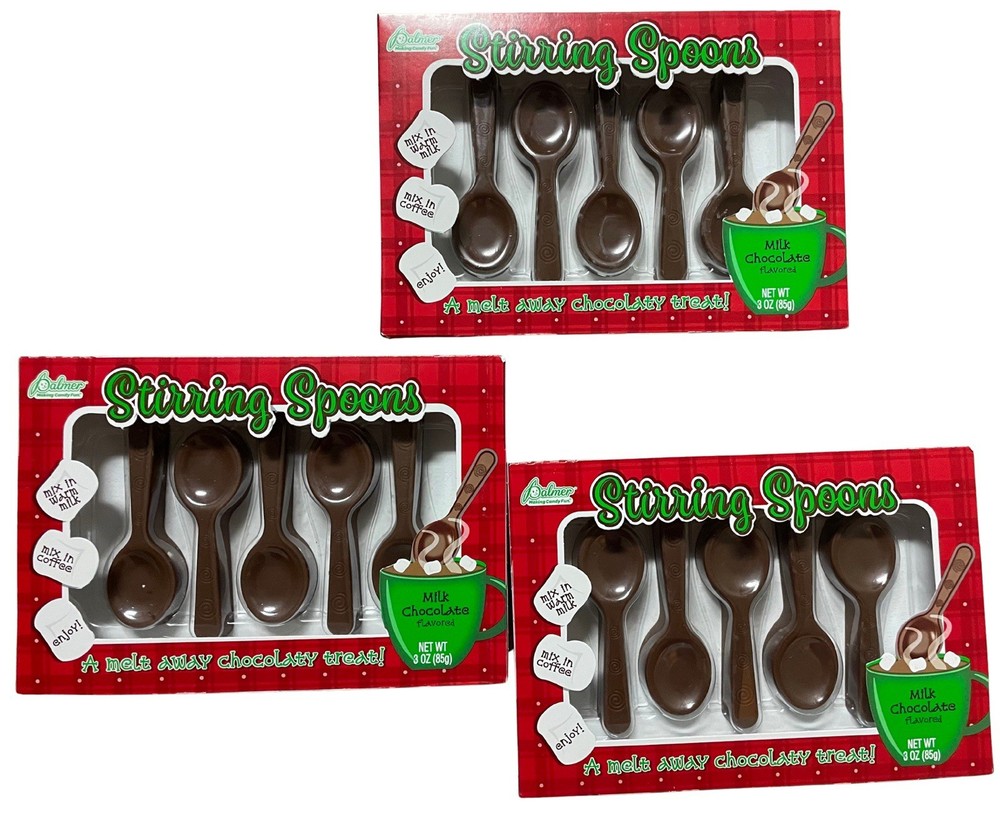 Palmer Chocolate Candy Stirring Spoons 15 Spoons In New Factory Sealed Boxes