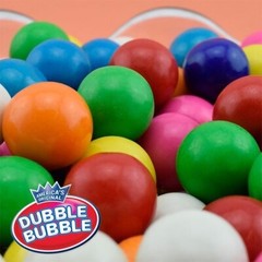 Dubble Bubble 1″ Inch/ 24mm Gumballs Assorted Flavors (5LB/ 285ct) Bulk 5 Pound