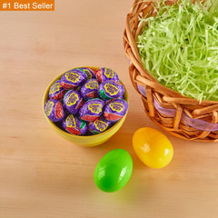 CADBURY Mini Creme Eggs 24 Count – Milk Chocolate Eggs with Soft Fondant Center,