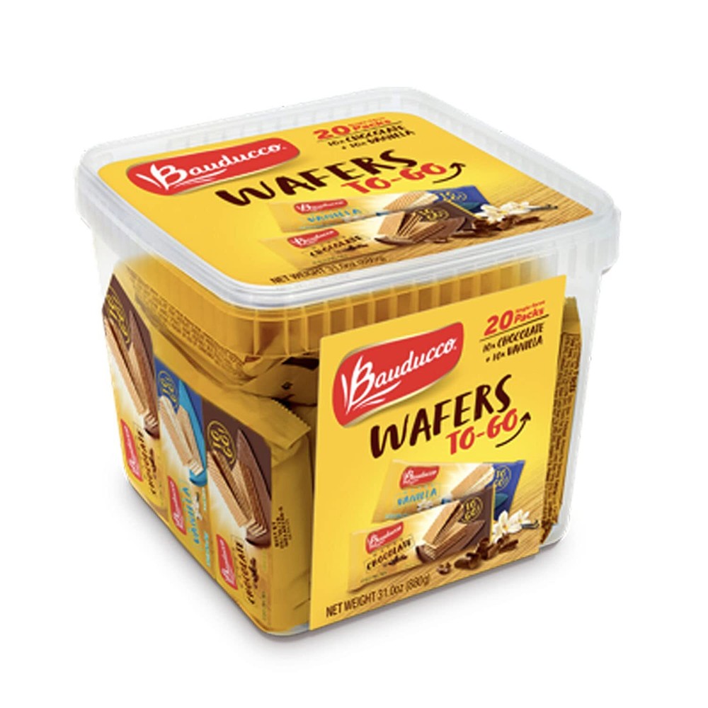Bauducco Wafer Tub, 31 Ounce (20 Count)