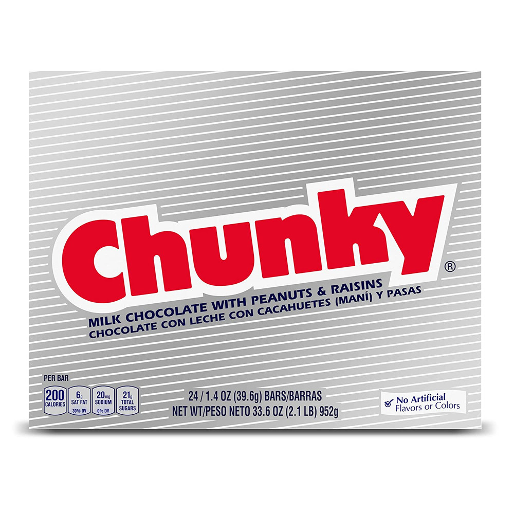 , Bulk 24 Pack, Milk Chocolate with Peanuts and Raisins Individually Wrapped Can