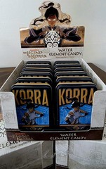 Legend of Korra Water Elemental, Candy Blue Raspberry: 3 Store Displays 10 Tins!