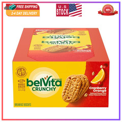 belVita Cranberry Orange Breakfast Biscuits 8 Packs 4 Bars Each