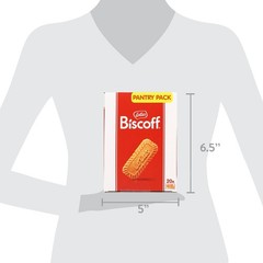 Lotus Biscoff Cookies, 17.6 Oz, Dispenser Box (20 sleeves of 2 XL cookies) New