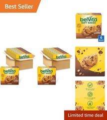 Cholesterol-Free Breakfast Bars – Oats & Chocolate – 30 Pouch Packs for All Ages
