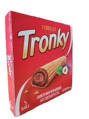 FERRERO TRONKY Crunchy Wafer with Cocoa Cream and Grain Hazelnuts 3PKS/15 bars