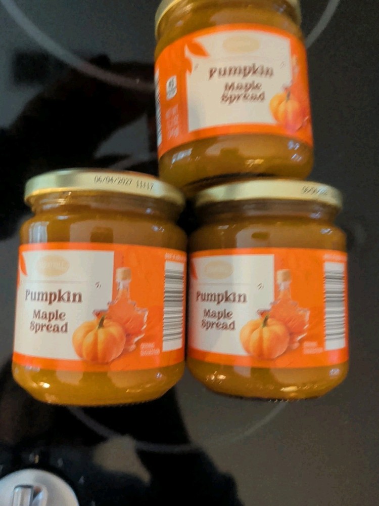 3 Berryhill Pumpkin Maple Spread 12.5oz (3 Jars) 04/04/2027 Sealed